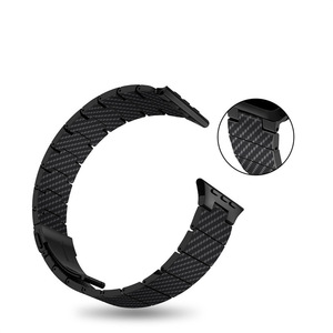 Lionorm cinturino in fibra di carbonio cinturino per orologio intelligente per <span class=keywords><strong>apple</strong></span> <span class=keywords><strong>Watch</strong></span> serie <span class=keywords><strong>7</strong></span>/SE/6/5/4/3/2/1 leggero nero resistente - Product Image 3