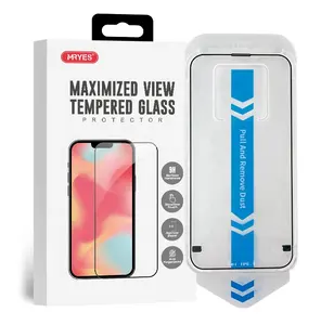 Mryes Nieuw Ontwerp Eenvoudig Mobiele Telefoon Screen Protector Installatie Kit Schermbeschermer Voor Iphone 15 15 Pro Max