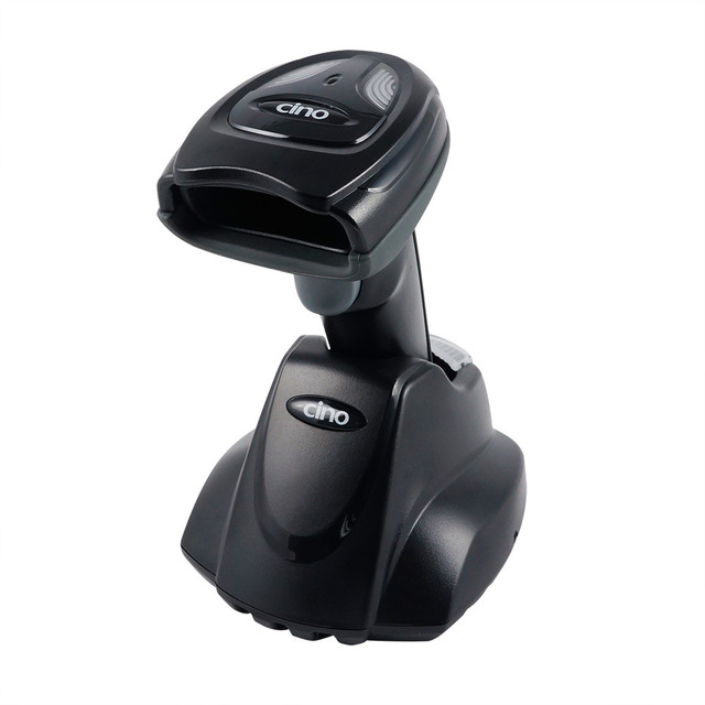 Cino FuzzyScan A660BT 2D Cordless Bluetooth Barcode Scanner with UltraCap Battery-Free Technology ABS/PC Industrial Grade