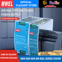 Alimentation à découpage sur rail DIN MWEL NDR-240-48 240W 48V 5A pour station de base de communication, système solaire et affichage LED