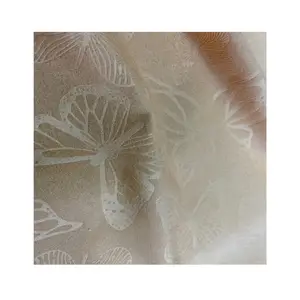 Fornitore di tessuto di alta qualità in microfibra di poliestere 100% lenzuolo tessuto tessuto a farfalla in rilievo tessuti