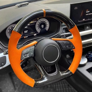 Pour BMW pour Toyota pour <span class=keywords><strong>Audi</strong></span> 8V Sportback A4 B8 berline Avant 8T A6 C7 8X <span class=keywords><strong>S3</strong></span> S4 couverture de volant en daim cousu à la main personnalisé - Product Image 6