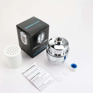 <span class=keywords><strong>Filtro</strong></span> per Doccia a 20 Stadi ad Alta Pressione con <span class=keywords><strong>Carbone</strong></span> <span class=keywords><strong>Attivo</strong></span> in Plastica per Acqua Dura e Clorata, Uso Domestico - Product Image 1