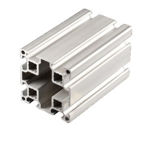 Profilé en aluminium industriel en stock, norme européenne 6060L, double rainure 60*60, pour banc de travail de ligne d'assemblage - Product Image 5