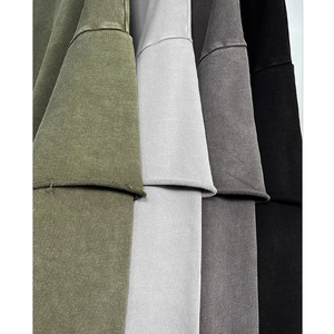 450gms hoodie Tùy Chỉnh Bán Buôn Thời Trang Phố Cổ Điển Thả Vai Hai Lớp Người Đàn Ông Axit Rửa Hoodies Với <span class=keywords><strong>Kangaroo</strong></span> Túi - Product Image 3