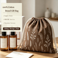 Sac en coton 220 GSM entièrement imprimé avec cordon de serrage, fermeture à cordon, logo personnalisé, couleur et taille sur mesure, OEM, pour cadeaux, rangement, pochette anti-poussière, direct usine