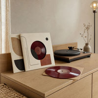 Emballage personnalisé pour disques vinyles de 7, 10 et 12 pouces, boîtes de rangement pour LP, coffrets cadeaux, pochettes de protection extérieures