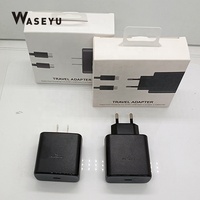 Chargeur mural norme européenne 45W, adaptateur de charge rapide PD pour Samsung Galaxy Note 20 Ultra S23 S22 Phone Pad Pro