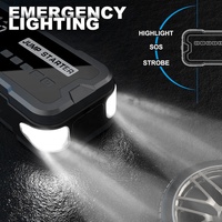Kit de démarrage d'urgence pour moto, voiture et camion, courant de crête 4000A, 24000mAh, compresseur d'air 150PSI, booster de démarrage
