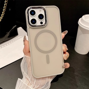 เคสโทรศัพท์แบบใสบางเฉียบ สัมผัสผิวด้าน สำหรับ iPhone 11 12 13 14 15 16 Pro Max 16E รองรับการชาร์จไร้สาย แม่เหล็กในตัว - Product Image 5