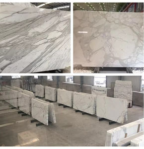 Marbre blanc Calacatta naturel poli turc importé, grande dalle, marbre Bianco Calacatta pour murs, sols et comptoirs - Product Image 6