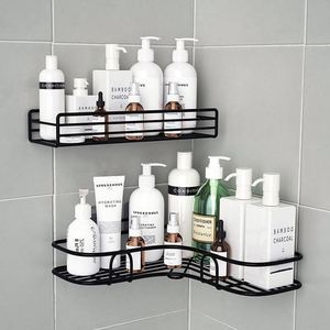 <span class=keywords><strong>Étagère</strong></span> de salle de bain douche <span class=keywords><strong>support</strong></span> mural shampooing <span class=keywords><strong>support</strong></span> de rangement avec aspiration sans perçage cuisine stockage accessoires de salle de bain - Product Image 2