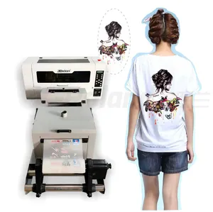 Original factory T-shirt printing machine for small business DTF 30cm printing width