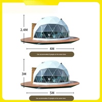 Tente extérieure de dôme en PVC de maison de bulle sphérique de ciel étoilé pour l'exposition de camping de publicité et les activités de B & B d'hôtel