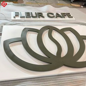 Letrero de Logotipo Personalizado del Fabricante, Letrero de Metal con Letras de Canal 3D, Letrero Publicitario sin Iluminación - Product Image 6