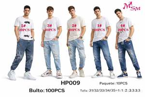 Conjunto de Camisetas para Hombre Msm, Cuello Redondo Informal, 100% Algodón, Estampado Frontal, Estilo Veraniego HP009, Tallas 31-35, En Stock - Product Image 1