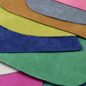 Pezzi di vera <span class=keywords><strong>pelle</strong></span> <span class=keywords><strong>scamosciata</strong></span> di mucca scarti di tessuto in <span class=keywords><strong>pelle</strong></span> <span class=keywords><strong>scamosciata</strong></span> fai da te per artigianato di circa 6*6 - Product Image 6