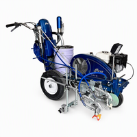 Machine de marquage routier à pulvérisation à froid SanWin, électrique, faible bruit, longue durée de vie, débit de 9 L/min, largeur de trajectoire de 0 à 900 mm, épaisseur de 23 MPa, 0,2 à 0,4 mm