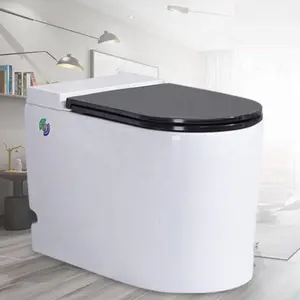 Wc di alta qualità Intelligent Ceramic lavaggio automatico completamente automatico Tankless One Piece Smart Toliet