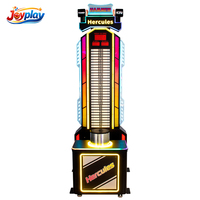 Machine de jeu d'arcade de boxe à monnayeur, avec équipement de frappe électronique haute performance, jeu de test de force Hercules Strongman
