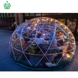 Thiết kế mới đo đạc Dome Lều rõ ràng PVC Bìa vườn nhựa Lều tuyết thích hợp cho nhiều người - Product Image 6