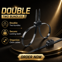 Attache-câble en nylon en forme de U