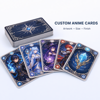 Cartes à collectionner d'anime fantastique personnalisées, cartes DIY Mage et Chevalier, cartes de jeu à design personnalisé