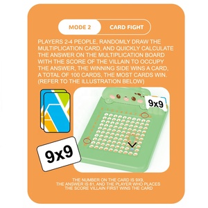 Gioco Educativo Montessori per <span class=keywords><strong>Imparare</strong></span> la Moltiplicazione, Tavola della Moltiplicazione per Bambini, Gioco da Tavolo per l'Insegnamento della Matematica - Product Image 5