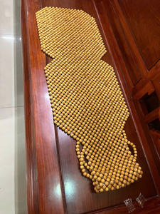 Coussin de siège de voiture en perles de bois naturel, rafraîchissant, massant et ventilé, housse de siège respirante pour l'été, tapis de chaise en perles de bois pour conducteur - Product Image 5