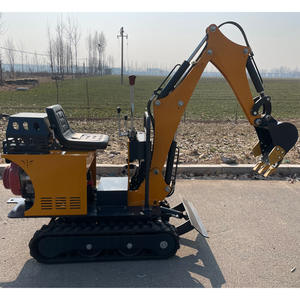 Miniexcavadora de Orugas Pequeña para Comercio Exterior, Máquina de Gancho Pequeña para Uso Doméstico en Interiores, Trituración de Huertos y Excavación Agrícola - Product Image 2