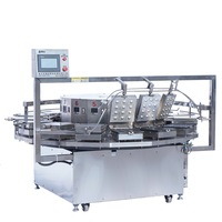 Machine à gaufres industrielle, équipement de transformation alimentaire pour la fabrication de gaufres, machine semi-automatique à rouleaux aux œufs