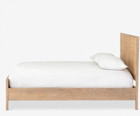 Minimalista Lujo Hogar Dormitorio Muebles Marco de madera King Queen Size Camas