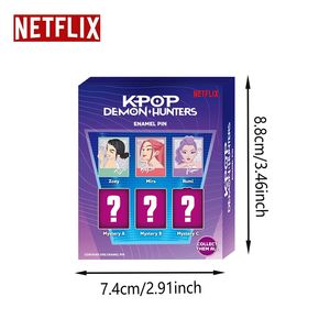     Pin de Solapa de Aleación de Zinc de Netflix con Personajes, Caja Sorpresa Coleccionable, Insignia Misteriosa, Colección para Fans - Product Image 6