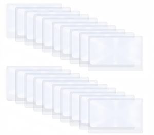 3X Fresnel Lente Tarjeta DE CRÉDITO Lupa Tamaño de bolsillo Cartera Lupa Lentes Tarjeta Lentes portátiles delgadas - Product Image 1