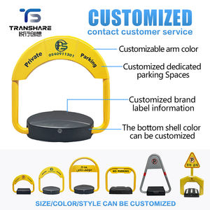 Barreras automáticas para estacionamientos, bloqueadores de estacionamiento reforzados, barrera de control de acceso para vehículos sin estacionamiento permitido - Product Image 2