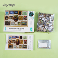 Joytop – Coffret cadeau de 500 pièces de puzzle personnalisé, peinture à l'huile artistique, puzzle lumineux pour adultes, kit de bricolage en gros, artisanat parent-enfant