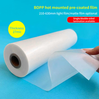 Film de plastification thermique BOPP pré-enduit brillant A3/33CM avec mandrin de 1 pouce pour photos, cartes de visite et impressions