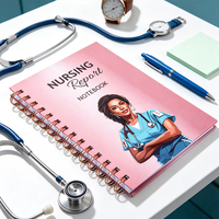 Carnet personnalisé A5 A6 pour infirmières CNA et NICU, guide d'étude quotidien pour infirmières, feuilles médicales, journal à spirales, carnet pour médecins et infirmières