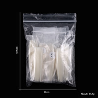 Nouvel Arrivage Transfrontalier : Faux Ongles d'Exposition pour Salon, Ongles Artificiels pour Nail Art, Faux Ongles d'Entraînement à Longueur Prolongée, Style Transparent 120