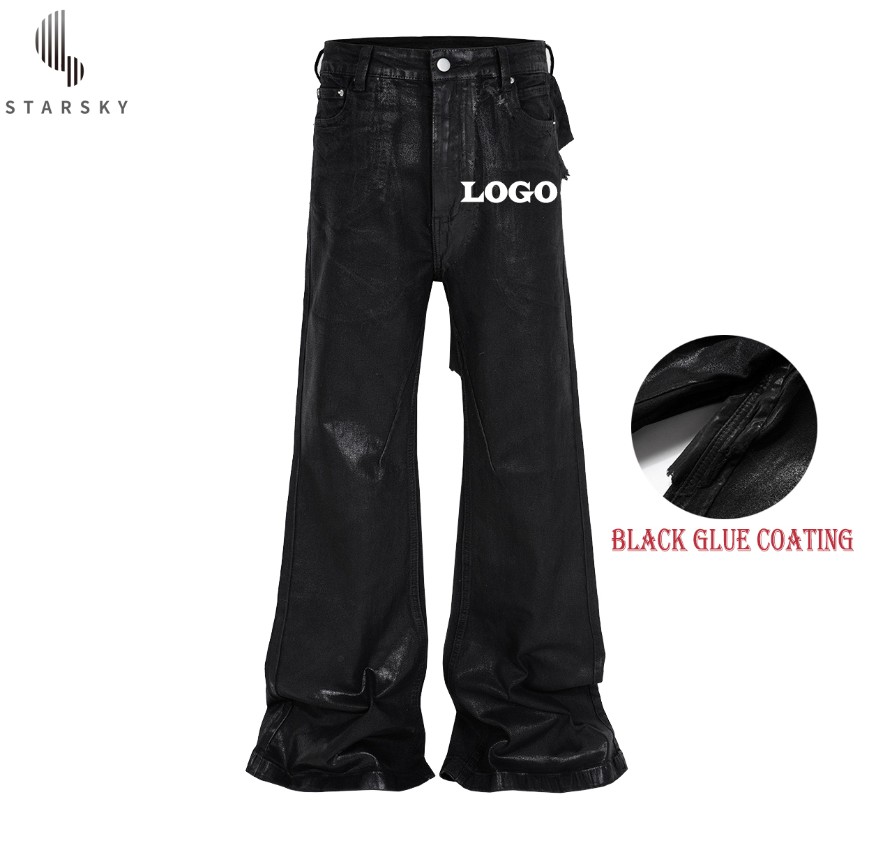 パンツ 2 pocket coating wax boot cut jeans M Dash and Dot - WAXED DENIM JEAN | Online Store – dash and dot