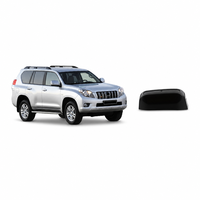 Garniture de plaque d'immatriculation de hayon pour Toyota Land Cruiser Prado LC150, panneau de base en ABS noir mat, pré-lifting