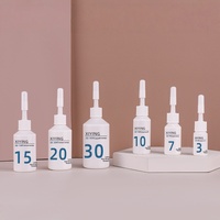 EVERCOSTEC R-0037 PE 10ml & 3ml Flacon jetable rond sérigraphié avec compte-gouttes et distributeur à pression