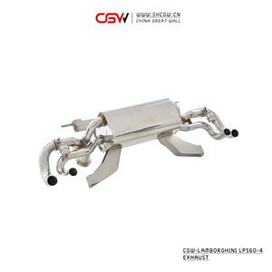 兰博基尼Gallardo LP550 560 5.<span class=keywords><strong>2</strong></span>用高性能不锈钢排气消声器后段带阀门控制的反流 - Product Image 1