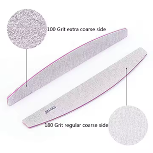 Limes à ongles professionnelles personnalisées double face en gros, grain 100/180, outils d'art pour manucure et pédicure, lime à ongles avec logo - Product Image 3