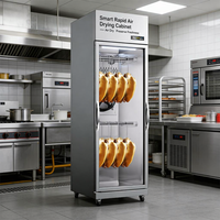 Armoire de séchage à air en acier inoxydable à contrôle numérique, sans givre, pour canard rôti et volailles croustillantes, usage commercial