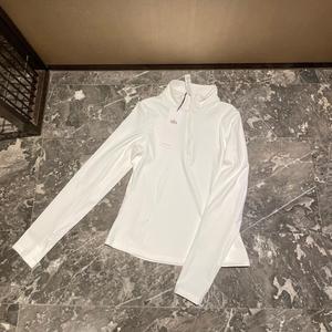 Vente en gros de t-shirts à manches longues pour femmes AL0 personnalisés, de haute qualité, pour l'été, ensemble de vêtements de sport, tenue de <span class=keywords><strong>yoga</strong></span> - Product Image 5