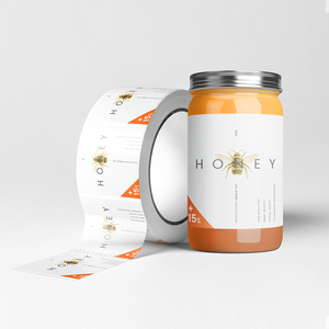 Étiquettes d'emballage en plastique de haute qualité, impression personnalisée, couvertures alimentaires numériques, étiquettes de sécurité, autocollants de logo en forme d'aliments - Product Image 4