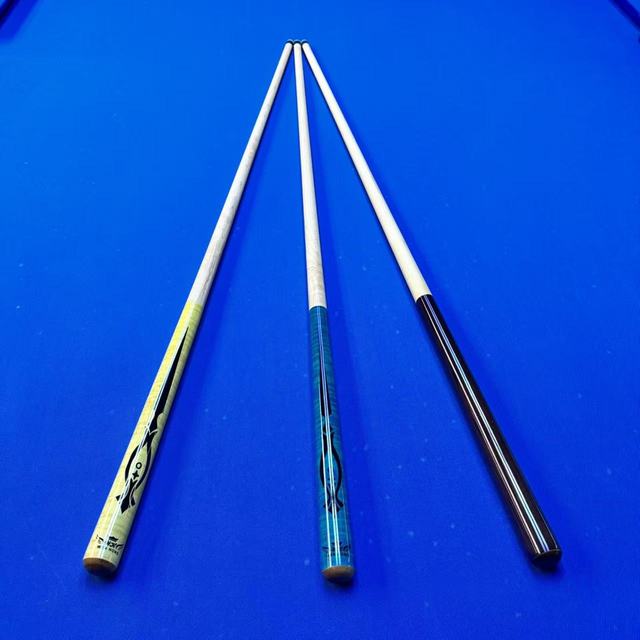 Random Color Wood Jump Pool Cue 10mm Tip Billiard Stick for Beginners 105.5cm Length