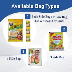 Machine d'emballage automatique multifonctionnelle VFFS à 2 vis et 4 voies pour poudres, granulés, café, <span class=keywords><strong>lait</strong></span> et protéines, avec remplissage et ensachage en stick/sachet - Product Image 3