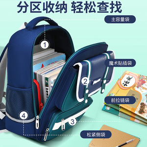 Zmbaby Student <b>Backpack</b> 18 In Large Capacity School Bag For Boys Girls With Back Support And Zipper Pockets - Product Image 4